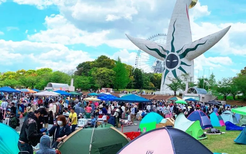日本ガレージセール協会様 フリーマーケットの会場
