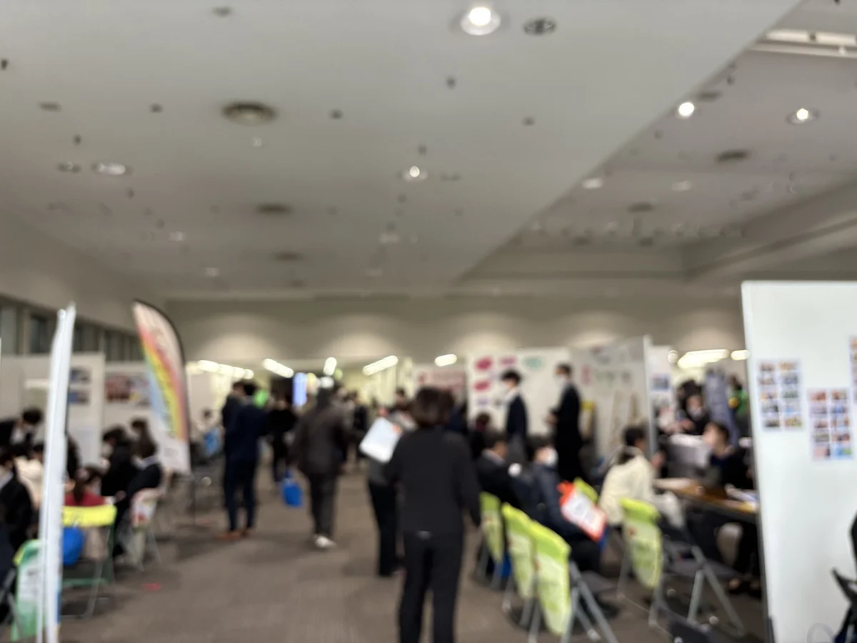 大阪府社会福祉協議会様 就職フェアの受付